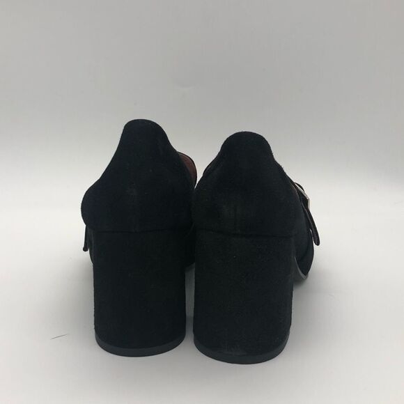 Barneys New York Black Suede w/ Buckle NWT - Picture 4 of 6